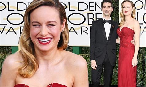 Brie Larson Brings Fianc Alex Greenwald To The Golden Globes Daily Mail Online