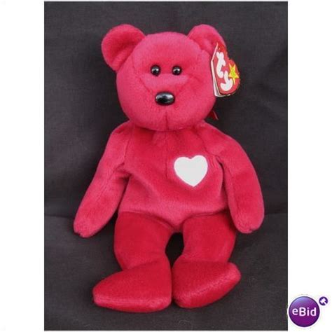 1999 Ty Beanie Babies Valentina The Bear With Tag 008421042333 On EBid