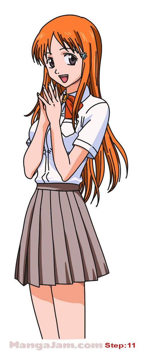 How To Draw Orihime Inoue From Bleach Bleach Orihime
