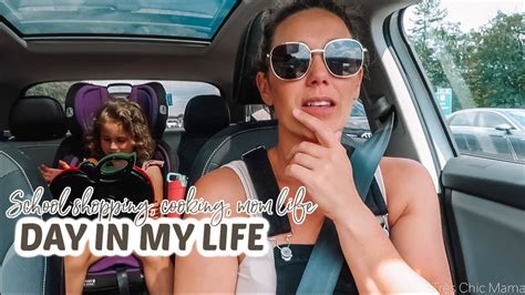 School Shopping Cooking Mom Life Day In The Life Of A Single Mom Tres Chic Mama Youtube