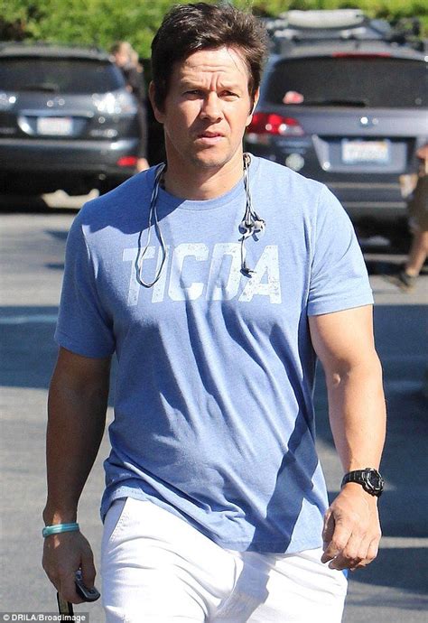 Mark Wahlberg Proudly Supports Sons Football Game In La