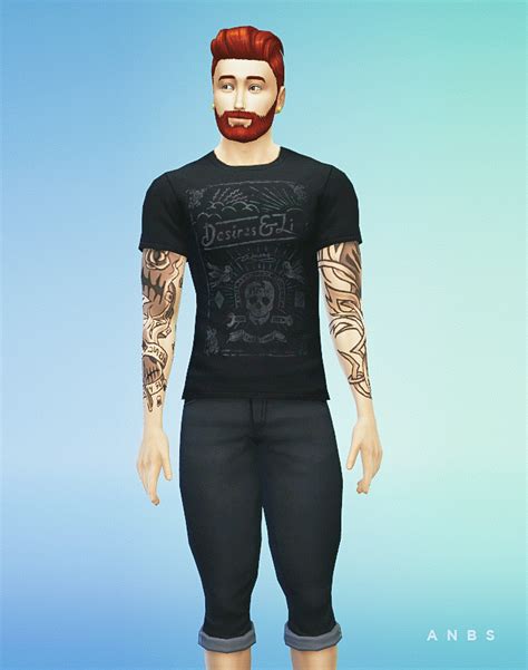 T Shirts Sims 4 Male Clothes