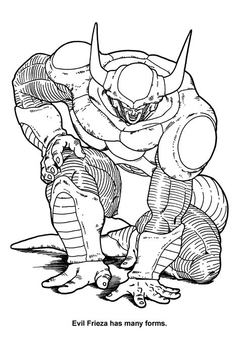 If this png image is useful to you, please don't hesitate to share it. Dragon Ball Z Coloring Pages Frieza - Coloring and Drawing