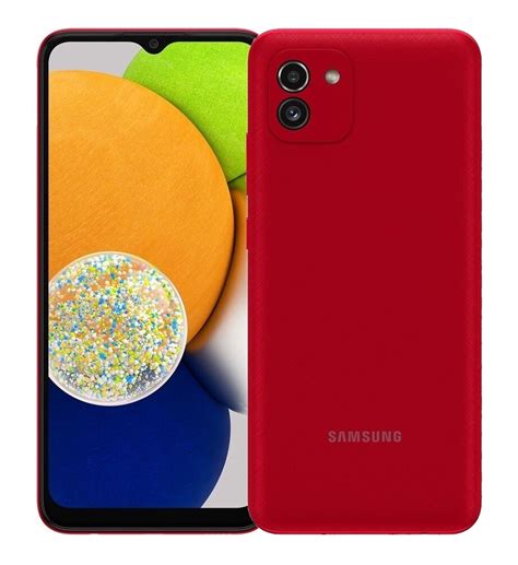 Celular Samsung Desbloqueado Galaxy A03 64 Gb Rojo Coppel
