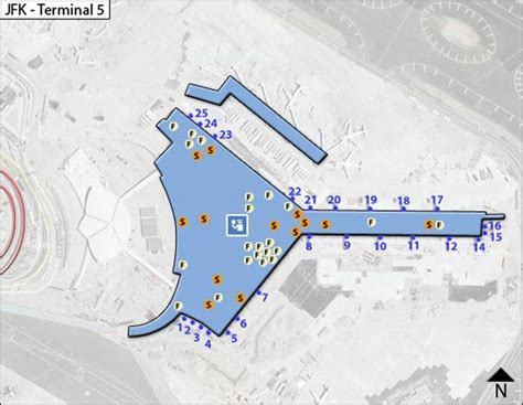 Floor Plan Jfk Terminal 1 Map