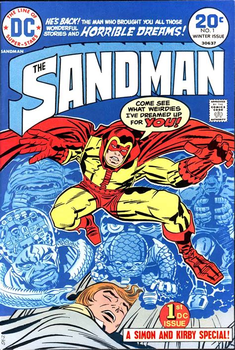 The Sandman 1 Jack Kirby Art And Cover Pencil Ink