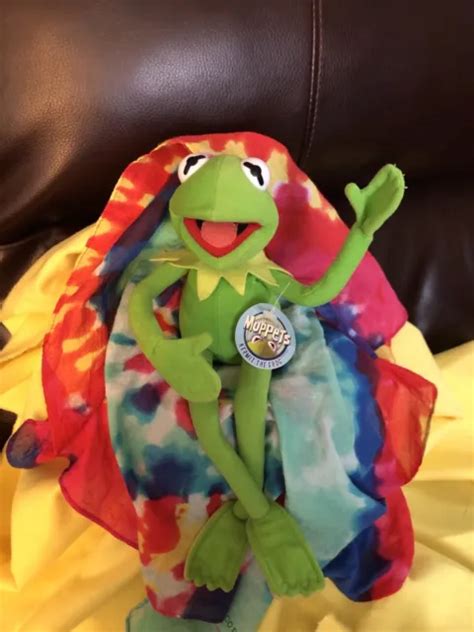 Nanco Jim Hensons Muppets Kermit The Frog Plush 12 Posable Plush W