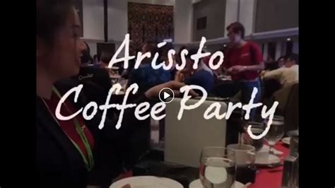 Coffee, holds our bond, inspires our life, ignites romance, removes solitude. Arissto Coffee Investment Coffee Party - YouTube