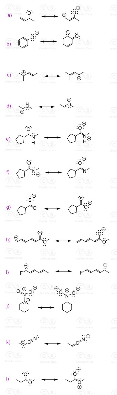 How To Choose The More Stable Resonance Structure Chemistry Steps