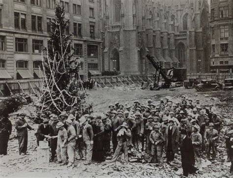On The Blog The First Christmas Tree At Rockefeller Center December