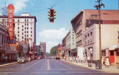 Looking West Down East Market Street From Pine Circa 1952 Downtown