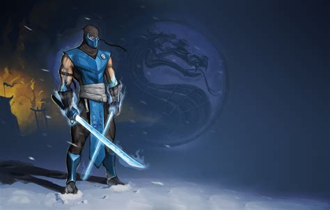 Wallpaper Cold Ninja Swords Mortal Kombat Sub Zero Sub Zero Images