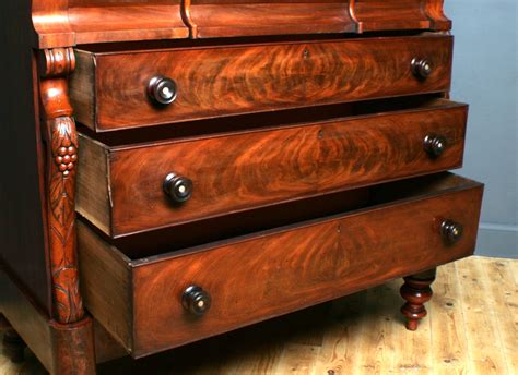 Large Scottish Antique Victorian Mahogany Ogee Scotch Chest Of Seven Drawers Witches Kist