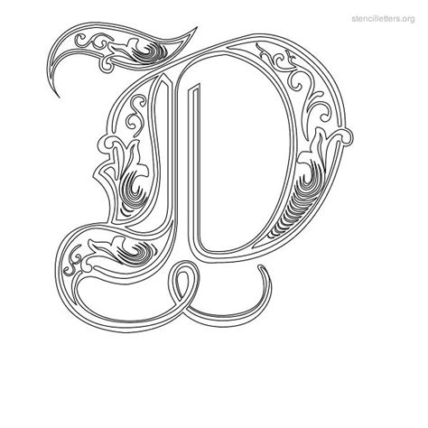 Stencil Letters D Printable Free D Stencils Stencil Letters Org