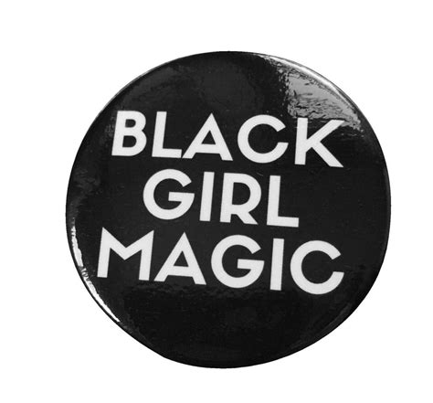 Black Girl Magic Button Small White Radical Dreams Pins