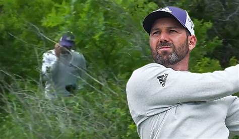 Watch Angry Sergio Garcia Throws Driver Into Bushes Then Has To Go