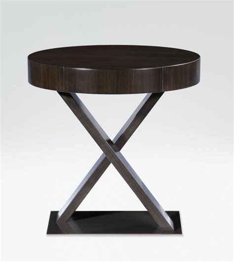 Bedside Table Cimarosa Round Shape Armani Casa Luxury Furniture Mr
