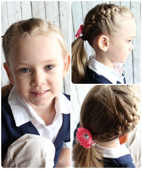 There are many ways to embellish short hair styles for girls. Easy Hairstyles For Little Girls - 10 ideas in 5 Minutes ...