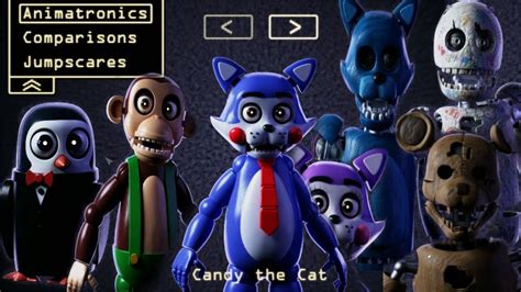 All Remastered Animatronics Extras Five Nights At Candys