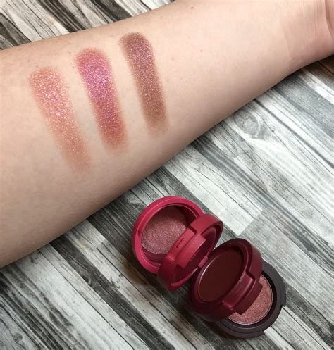 Kaja Beauty Bento Bouncy Shimmer Eyeshadow Trio Sparkling Rose Review And Swatches Mrs Q Beauty