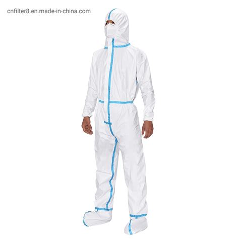 Medical Non Woven Disposable Protection Suit Hospital Icu Isolation