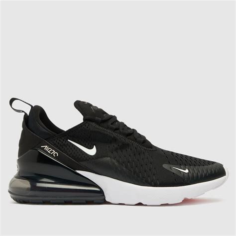 Mens Black And White Nike Air Max 270 Trainers Schuh