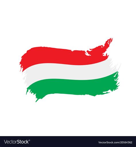 Hungary Flag Royalty Free Vector Image Vectorstock