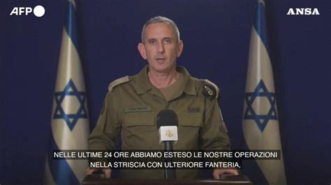 L Esercito Israeliano Annuncia L Ampliamento Delle Operazioni A Gaza E