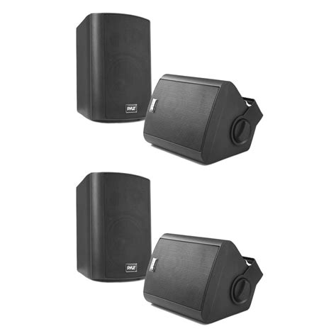 Pyle Audio Wall Mount 525 Waterproof Bluetooth Outdoor Speaker System