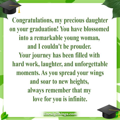 70 Graduation Messages For Daughter Unrulythings