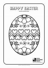 Easter Coloring Pages Egg Cool Kids Activities Educational sketch template