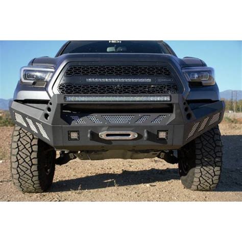 Dv8 Offroad Fbtt1 03 Winch Front Bumper For Toyota Tacoma 2016 2023