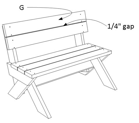 2x6 Outdoor Bench Plans Construct101