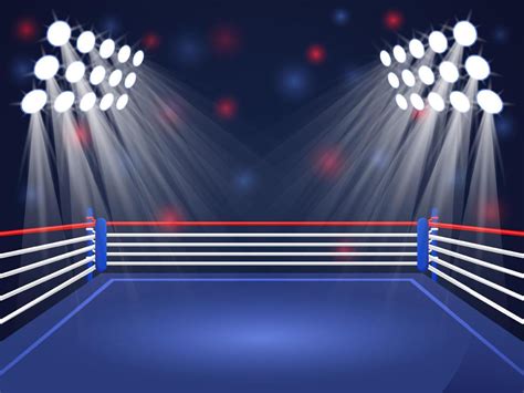 Boxing Ring Background 7403979 Vector Art At Vecteezy