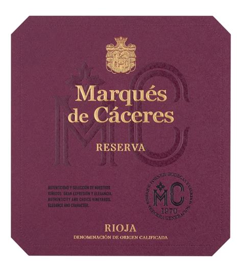 Marques De Caceres Rioja Reserva 2017