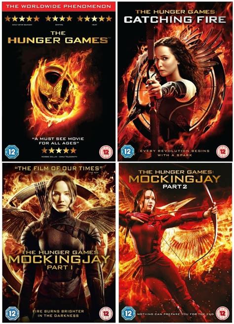 the hunger games quadrology complete 1 4 dvd collection the worldwide phenomenon the hunger