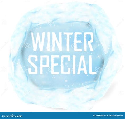 Winter Special Stock Photo Image Of Presentation Bulletin 39339660
