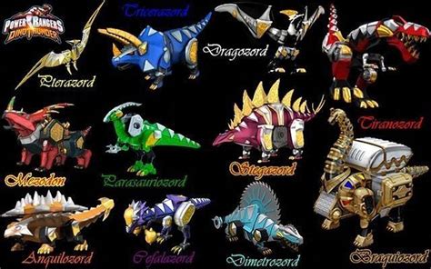 Power Ranger Dino Thunder Zords By Blackrangers123 On Deviantart