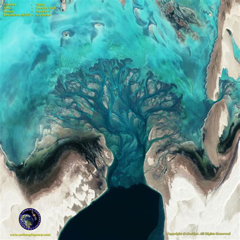 Geoeye 1 Satellite Image Of The Persian Gulf Satellite Imaging Corp