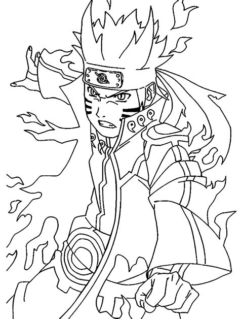 Desenho De Naruto Para Colorir