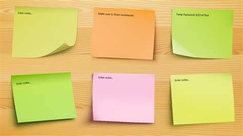 Keep track of all the small things. Simple Sticky Notes for Windows 8 and 8.1