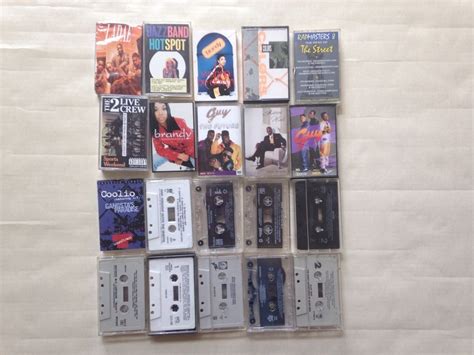 forsale lot of 20 rare hip hop rap cassette tapes brandy guy slick