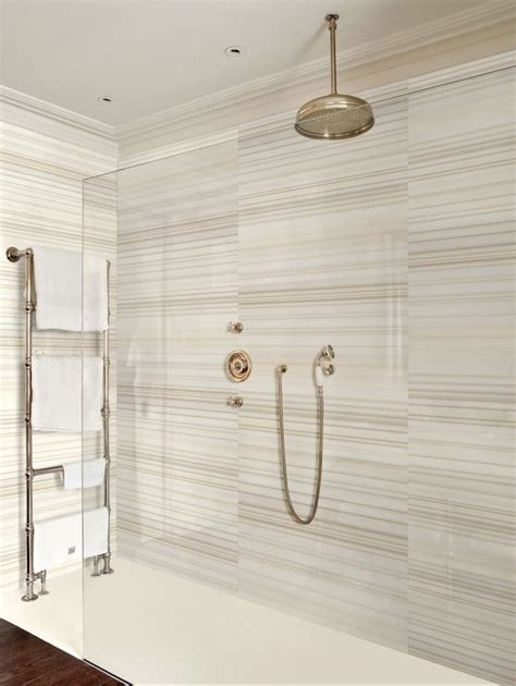 Corian Solid Surface Sepia Linear Corian Shower Walls Bathrooms