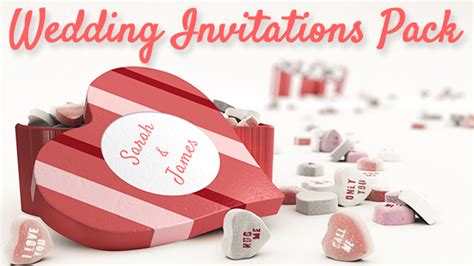 Wedding invitation includes next items: Wedding Invitations Pack by _Renda | VideoHive