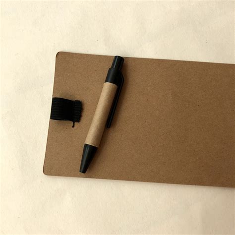 Wholesale Kraft Cover Spiral Notebook With Sticky Notes And Paper Eco