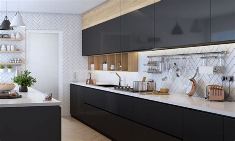 20 Beautiful Parallel Kitchen Designs For Home Designcafe