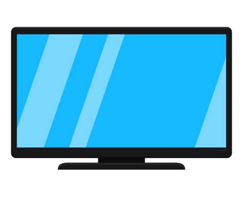 Royalty Free Flatscreen Tv Clip Art Vector Images