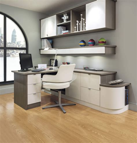 Our team has a solid background in many industries, including interior/exterior furniture, bedding, lighting, kitchen cabinetry, millwork, architectural features, garments, and other household furnishings. Contemporary Grey Home Office - Neville Johnson