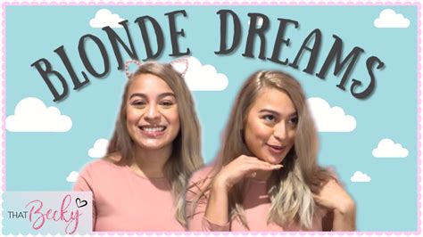 Blonde Dreams How I Maintain My Hair Youtube