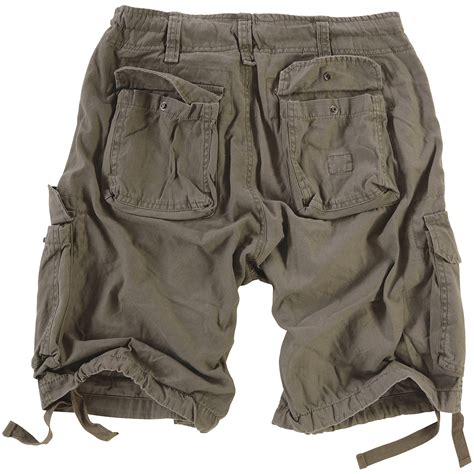 Surplus Mens Army Style Combat Airborne Vintage Cargo Cotton Shorts